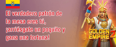 Bono de Bienvenida 100% Ecuador promotion